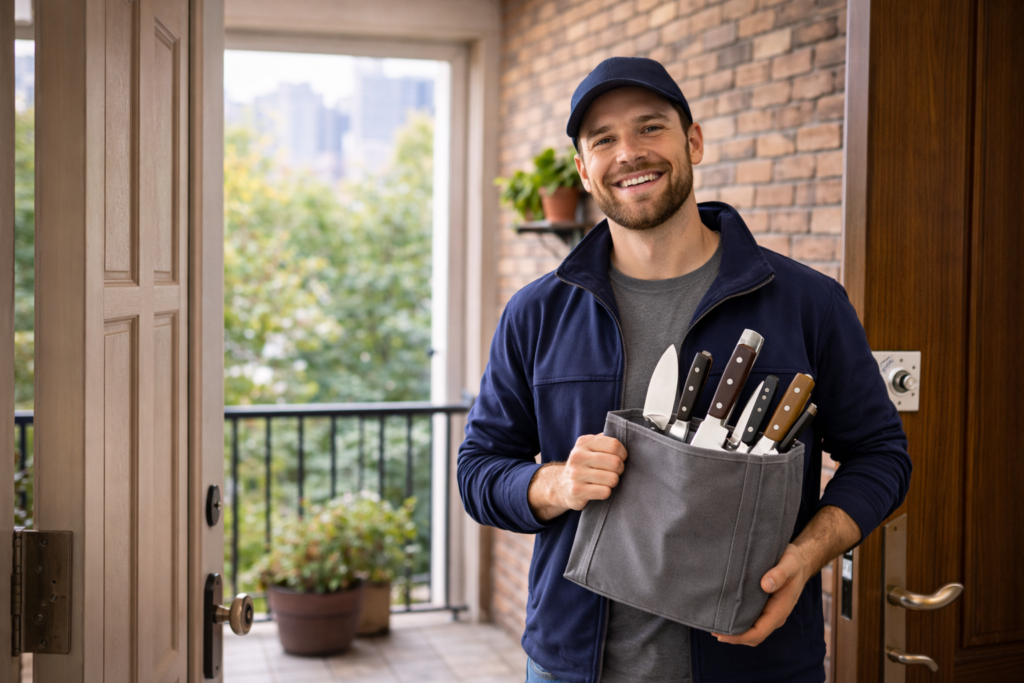 Pick Up Service Knife Sharpening Service Brooklyn